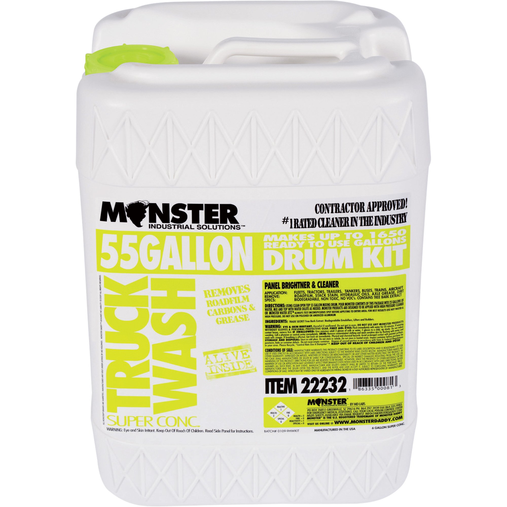 Monster Truck Wash Super Concentrate Kit — 6 Gallon by Monster Labs